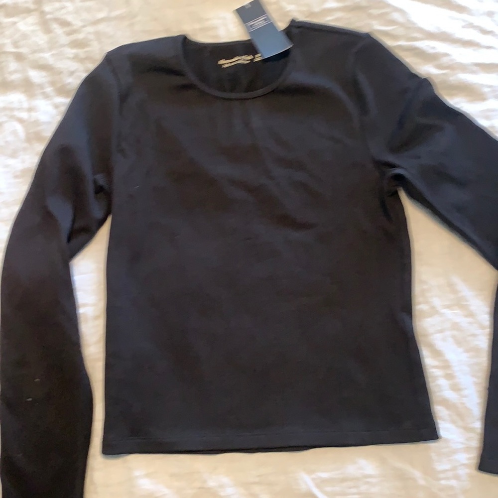 Abercrombie Soft A&F Collection Black Long Sleeve